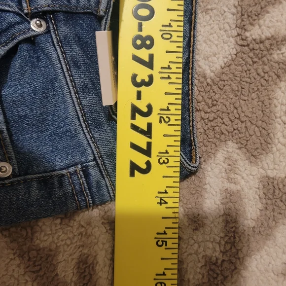 No Boundaries Bootcut Women's Blue Seam-Detail Jeans - Picture 7 of 9